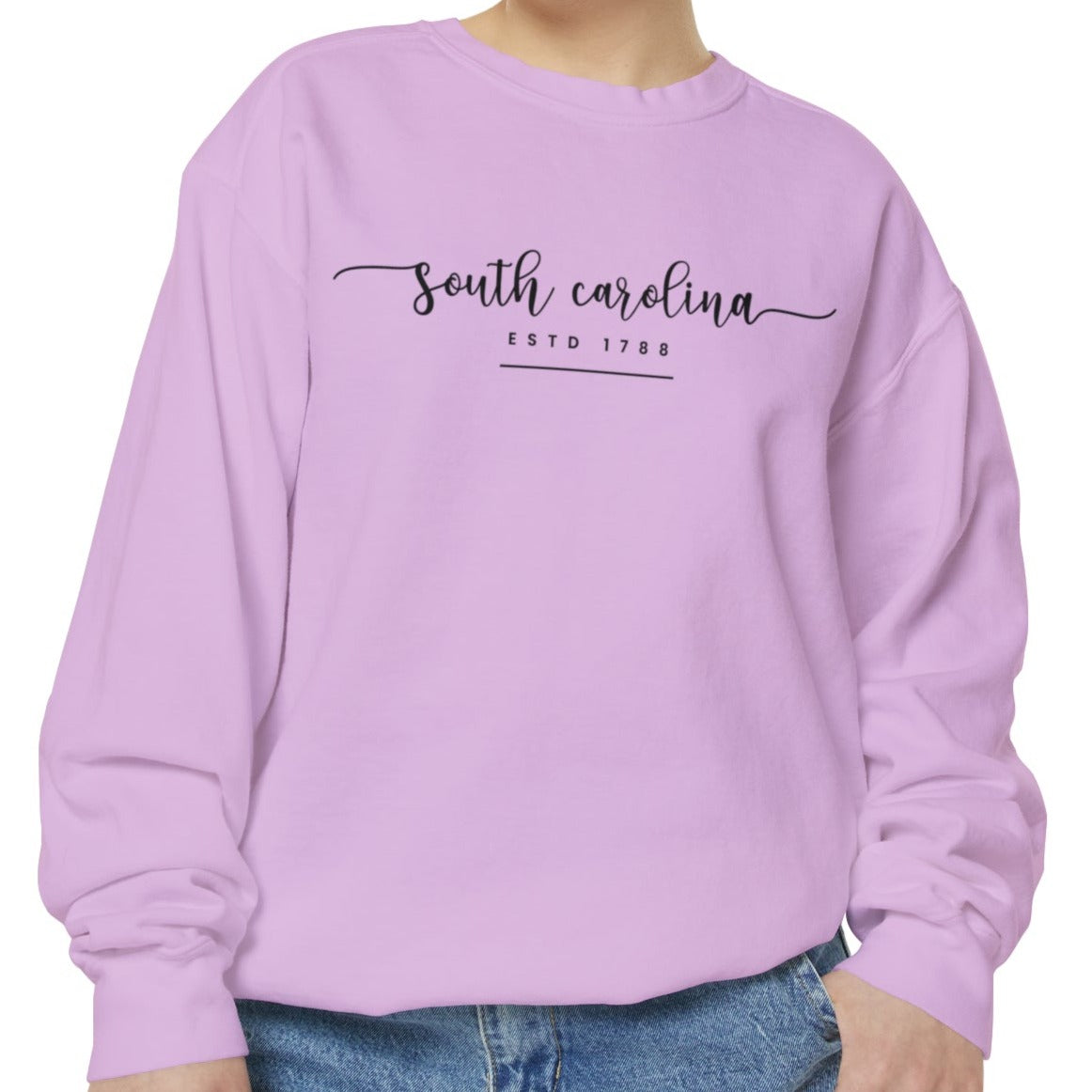 Comfort Colors Women's Sweatshirt - South Carolina Pride Pullover - Eddy and Rita