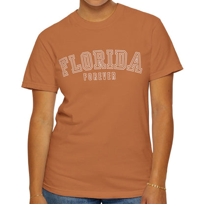 Eddy and Rita Women's Comfort Colors T-Shirt - "Florida Forever" Graphic Tee for Florida Lovers