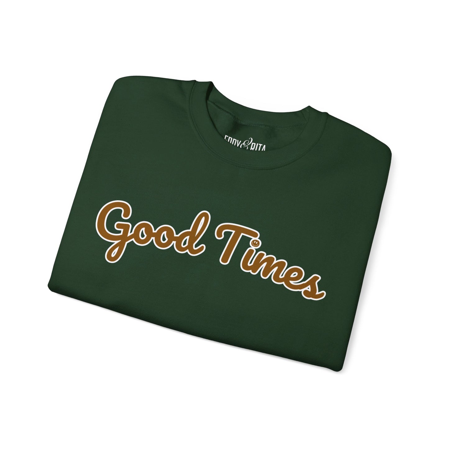 Women's Heavy Blend Sweatshirt – "Good Times" Cozy and Stylish Graphic Sweatshirt