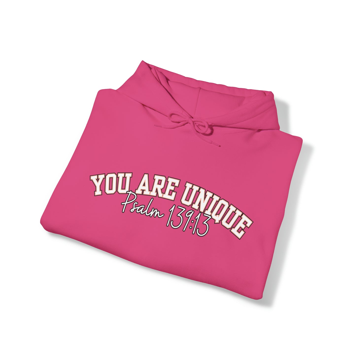 Women's Hoodie with 'You Are Unique - Psalm 139:13' Affirmation - Eddy and Rita