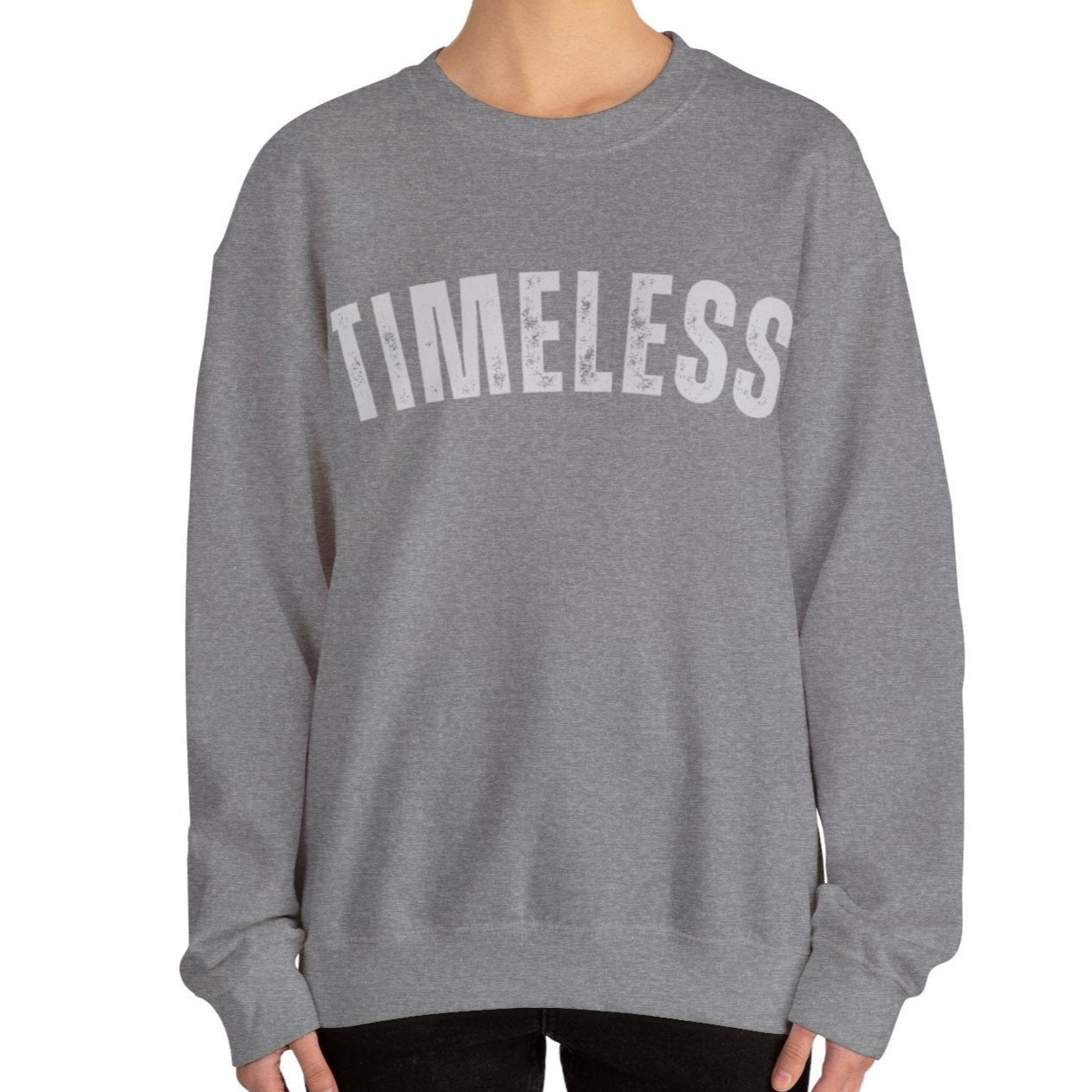 Women's Heavy Sweatshirt - "Timeless" Graphic Pullover