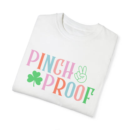 Unisex Garment-Dyed T-Shirt - "Pinch Proof" St. Patrick's Day Tee