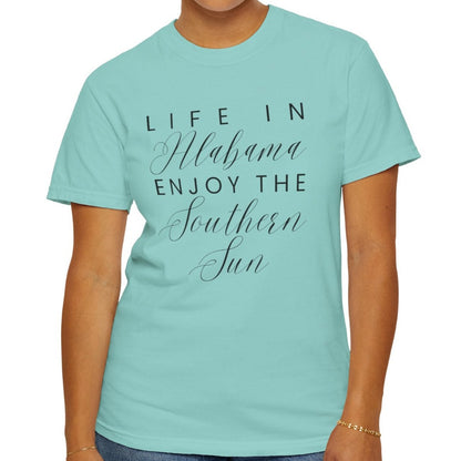 Life in Alabama Women's Comfort Colors T-Shirt - Eddy and Rita