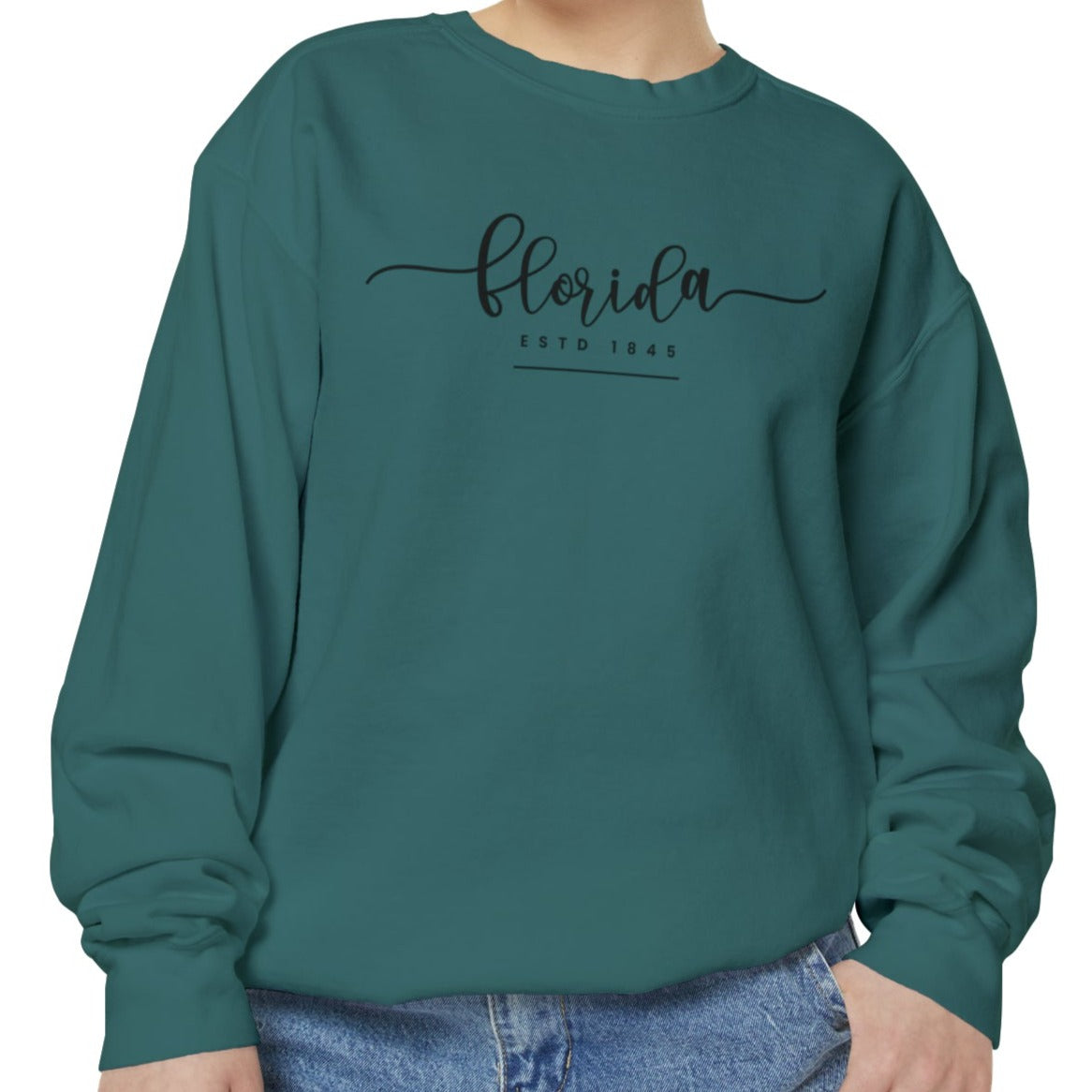 Comfort Colors Women's Sweatshirt - Florida Sunshine Pullover