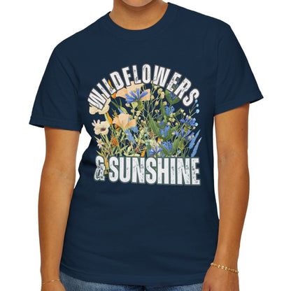 Wildflowers & Sunshine Tee - Women's Comfort Colors Short Sleeve T-shirt