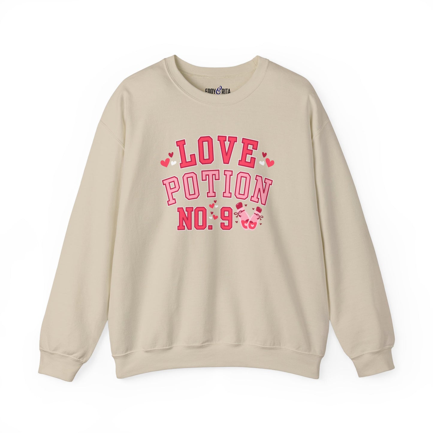 Love Potion No. 9 Chic Women's Sweatshirt - Cozy Comfort with a Touch of Magic - Eddy and Rita