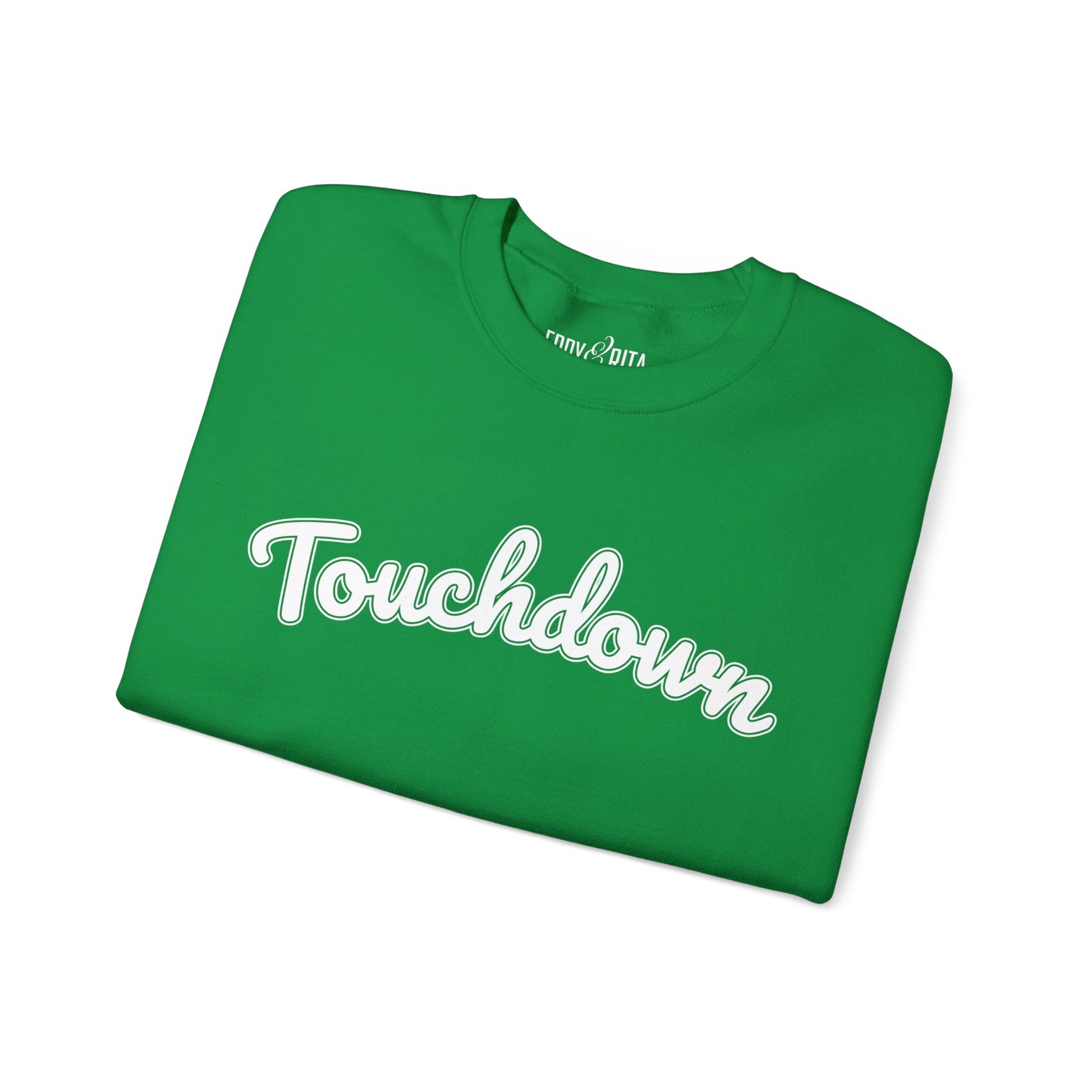 Women's Heavy Blend Sweatshirt – "Touchdown" Sports-Inspired Graphic Sweatshirt