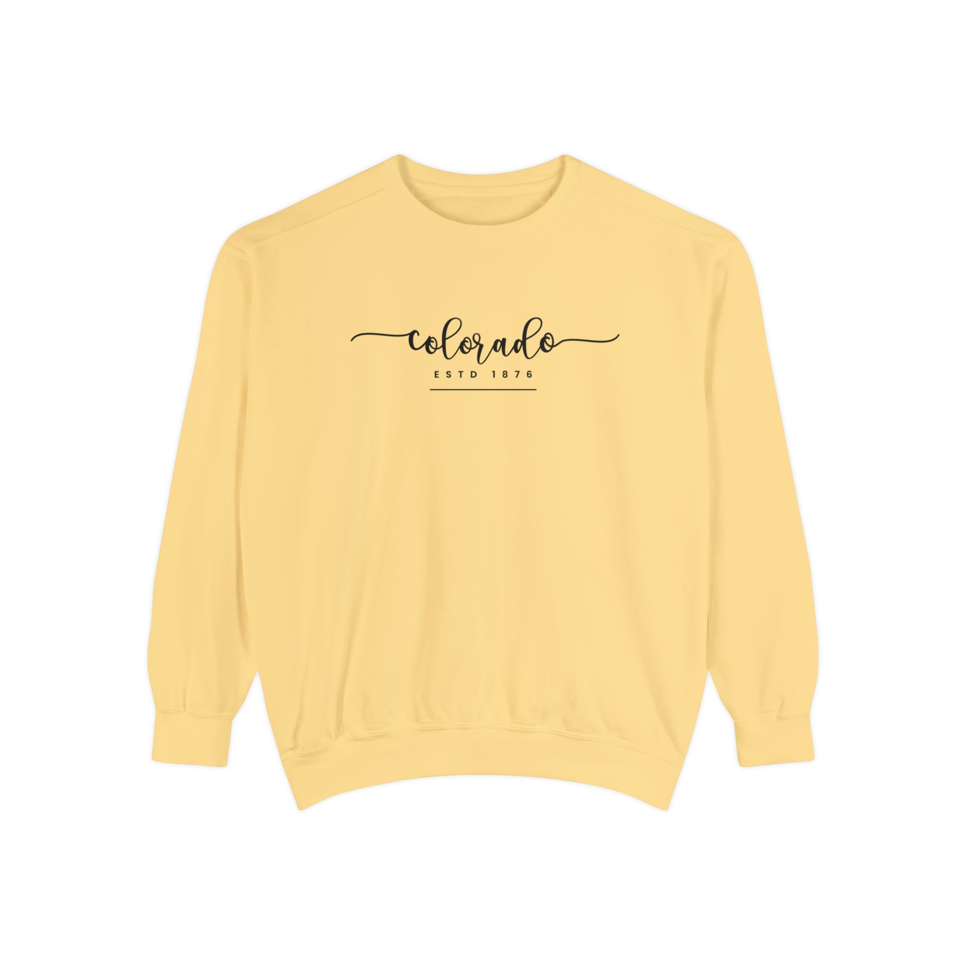 Comfort Colors Women's Sweatshirt - Colorado Pride Pullover - Eddy and Rita