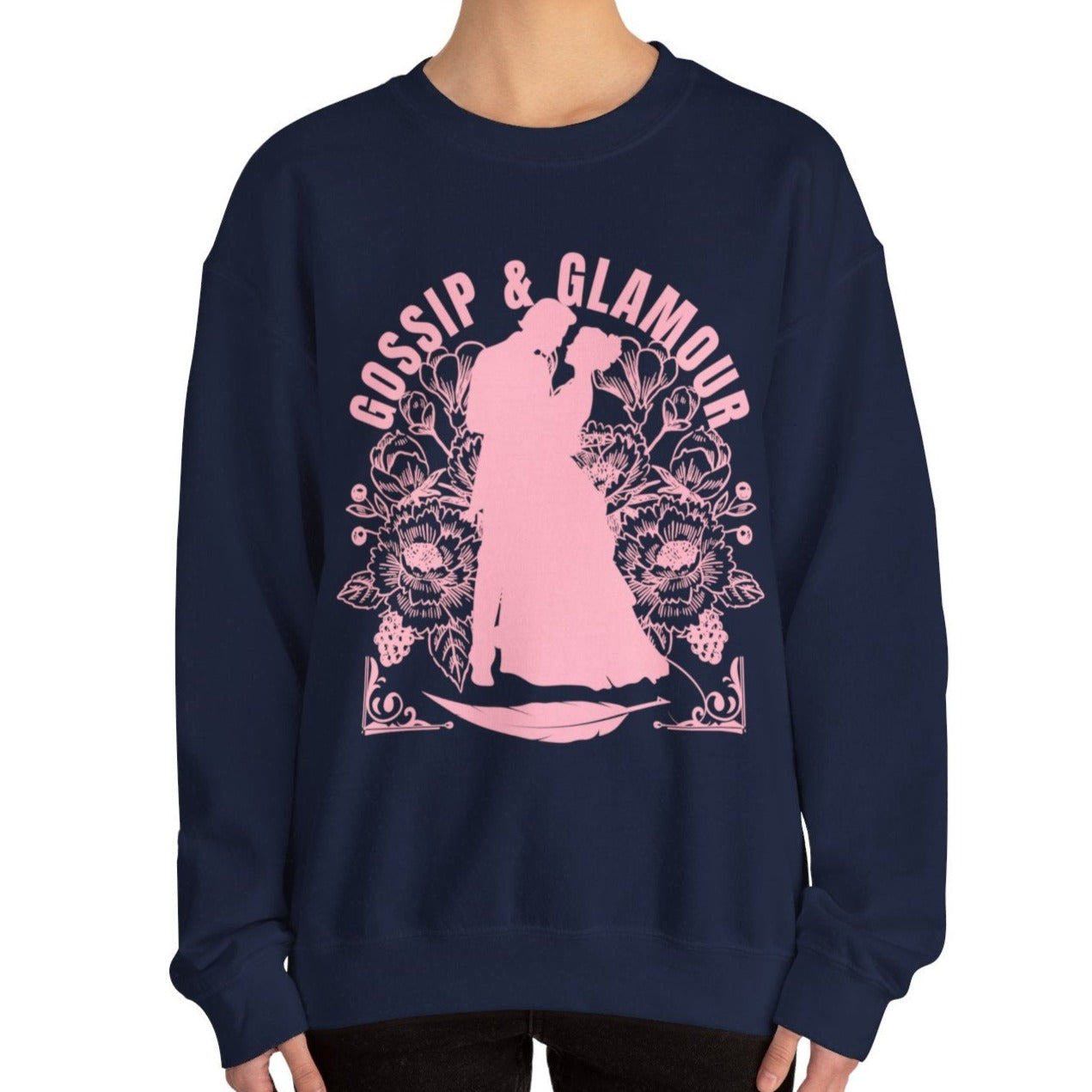 Eddy and Rita Women's Heavy Sweatshirt - "Gossip & Glamour" Bridgerton Tribute - Elegant Graphic Pullover