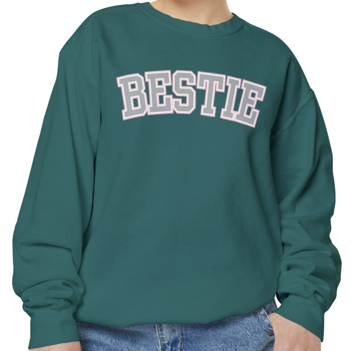 Bestie Bliss Women's Comfort Colors Sweatshirt - Eddy and Rita