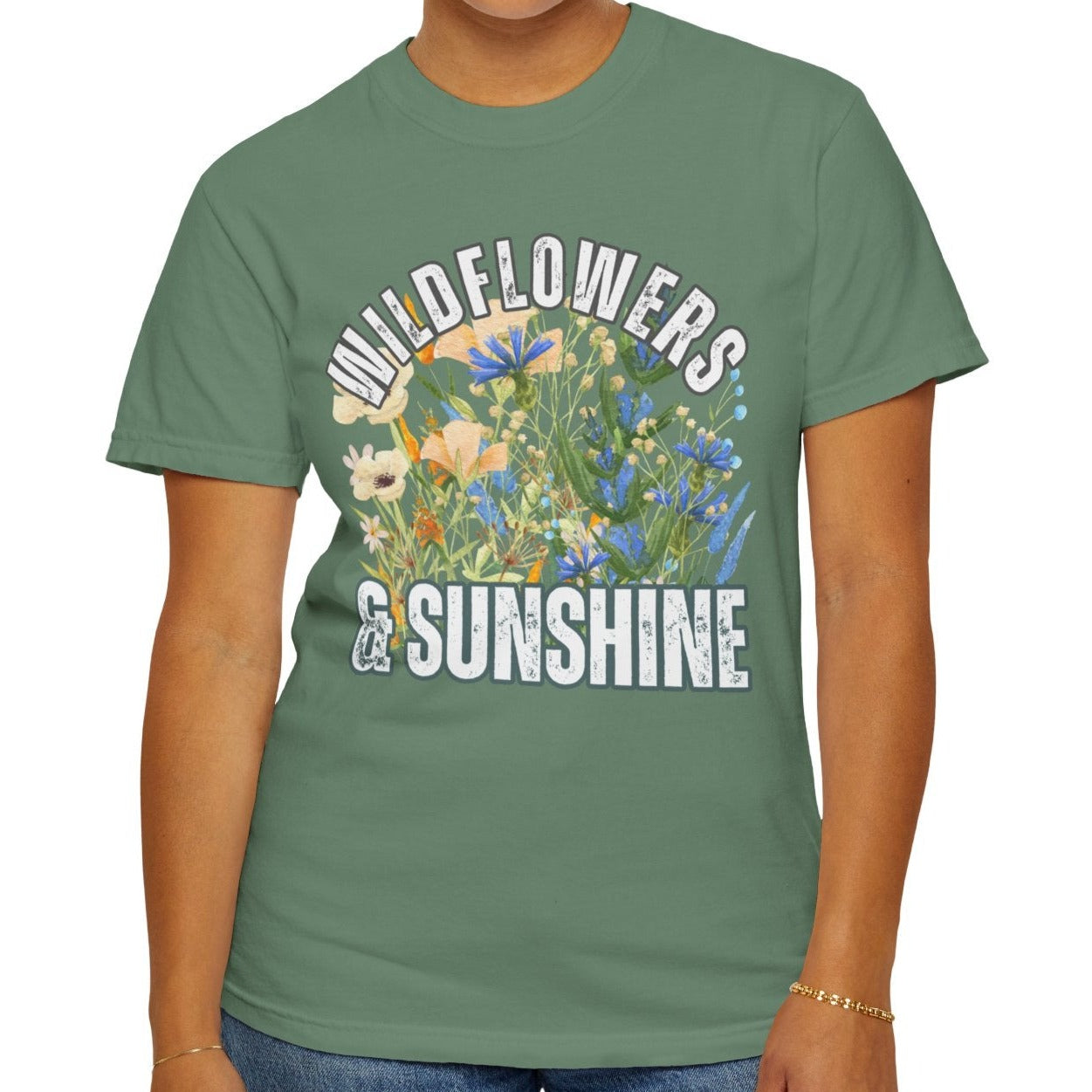 Wildflowers & Sunshine Tee - Women's Comfort Colors Short Sleeve T-shirt