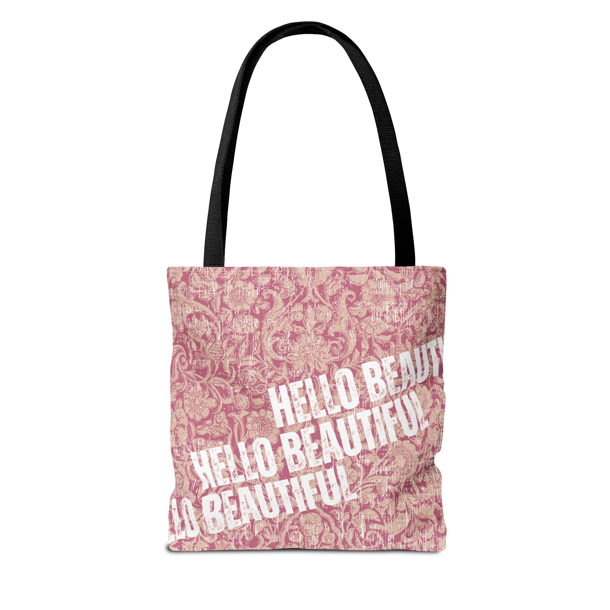 Vintage Beauty: Women's Small Tote Bag with Hello Beautiful Design - Eddy and Rita