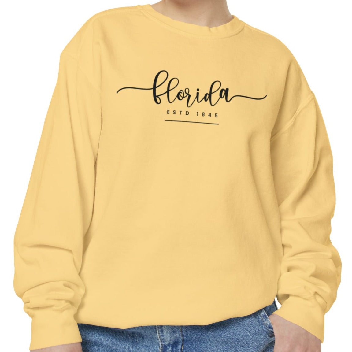 Comfort Colors Women's Sweatshirt - Florida Sunshine Pullover