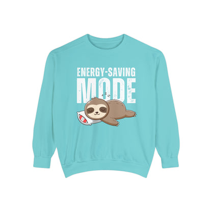 Women's Comfort Colors Sweatshirt with Energy-Saving Mode - Stay Cozy - Eddy and Rita