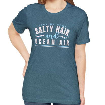 Salty Hair and Ocean Air Women's Bella Canvas T-Shirt