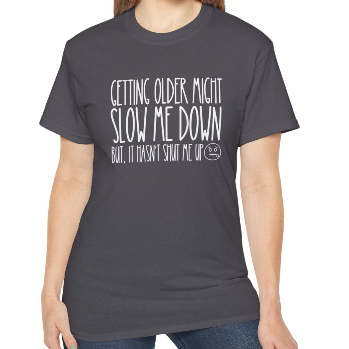 Getting Older, Not Quieter - Ultra Cotton Tee for Women - Eddy and Rita