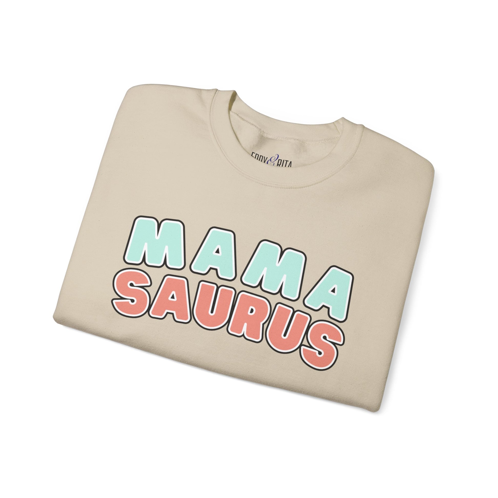 Mamasaurus Women's Heavy Sweatshirt Gift for Mother's - Eddy and Rita