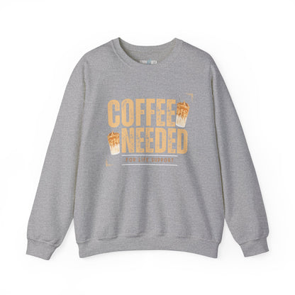 Coffee Needed: Women's Cozy Sweatshirt for Caffeine Lovers - Eddy and Rita