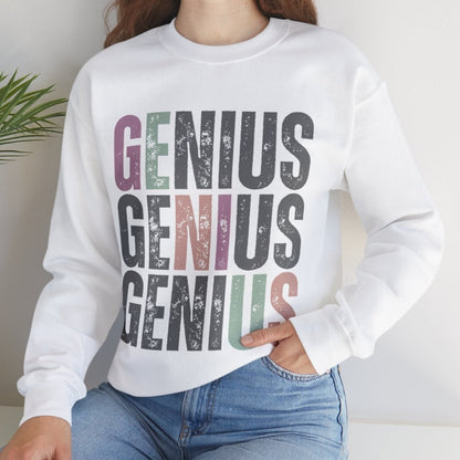 Trendy Genius Women's Sweatshirt - Eddy and Rita