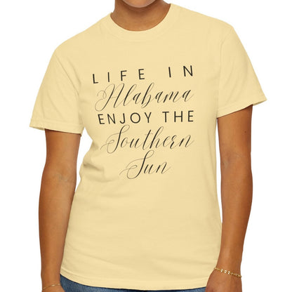 Life in Alabama Women's Comfort Colors T-Shirt - Eddy and Rita