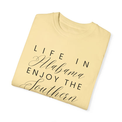 Life in Alabama Women's Comfort Colors T-Shirt - Eddy and Rita