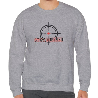 Stay Focused Men's Sweatshirt: Elevate Your Style with Determined Comfort - Eddy and Rita