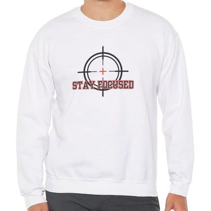 Stay Focused Men's Sweatshirt: Elevate Your Style with Determined Comfort - Eddy and Rita