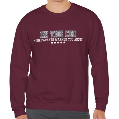 CEO Style Unleashed: Men's Empowerment Sweatshirt - Own Your Narrative with Confident Comfort