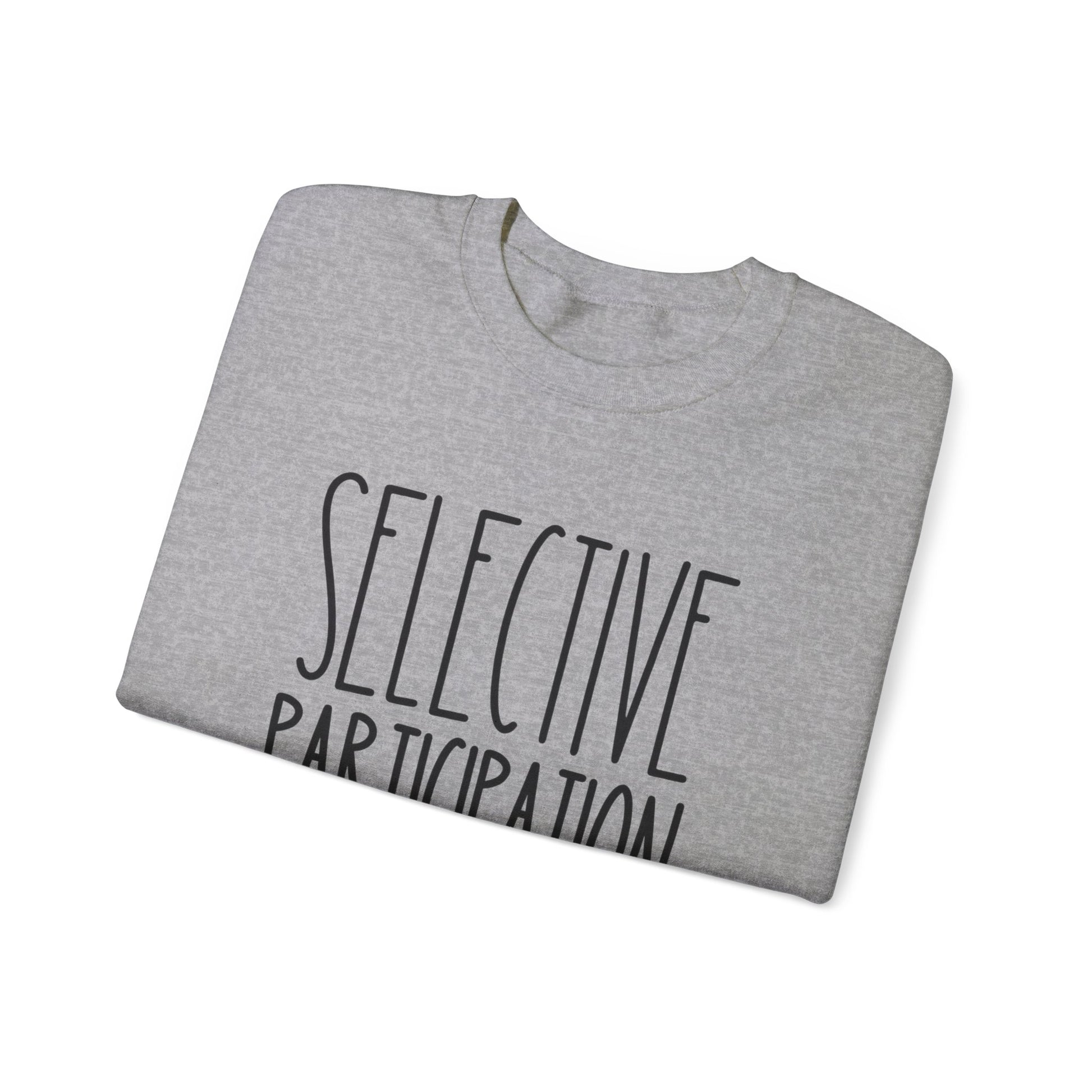 Selective Participation Women's Sweatshirt: Cozy Comfort with Individual Style - Eddy and Rita