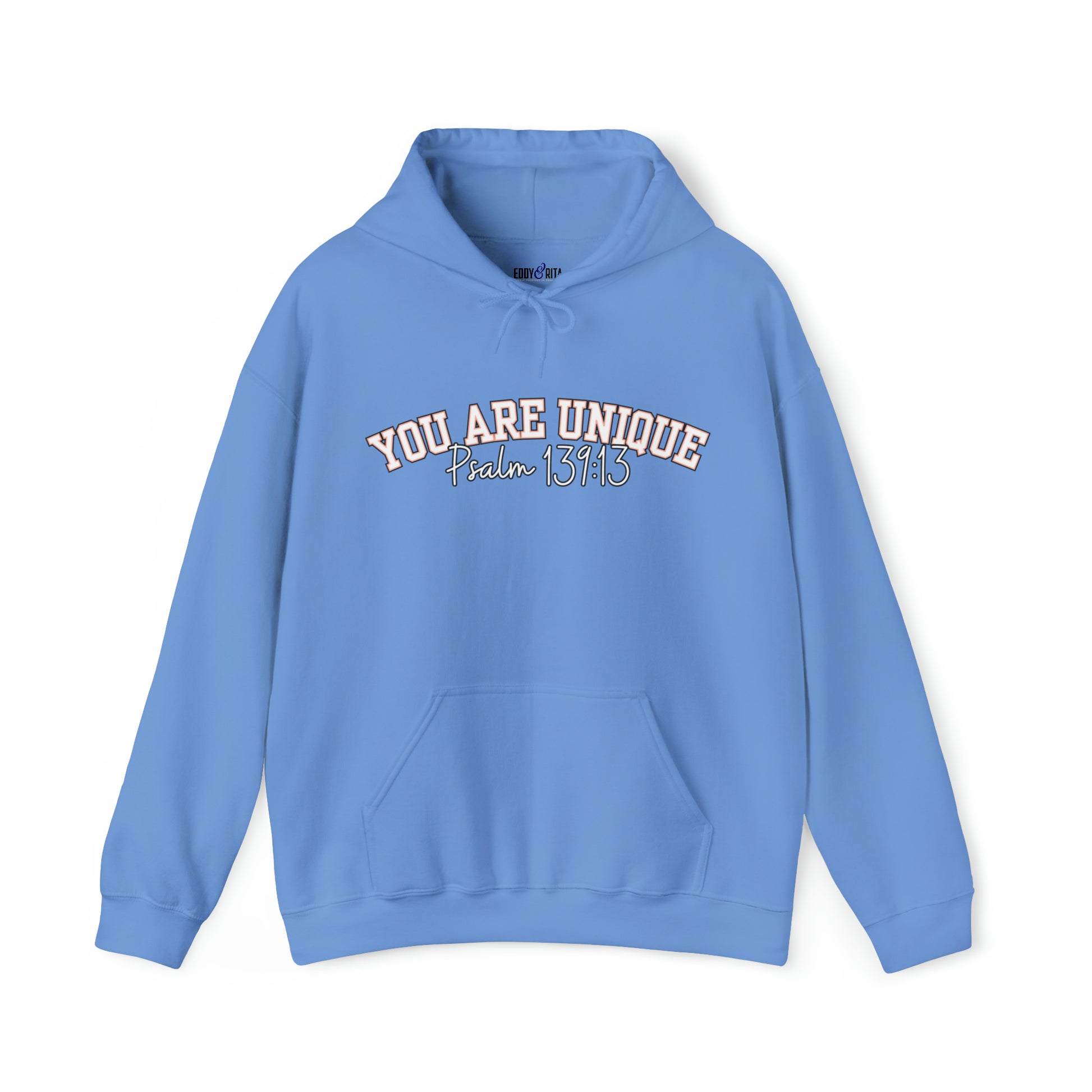 Women's Hoodie with 'You Are Unique - Psalm 139:13' Affirmation - Eddy and Rita