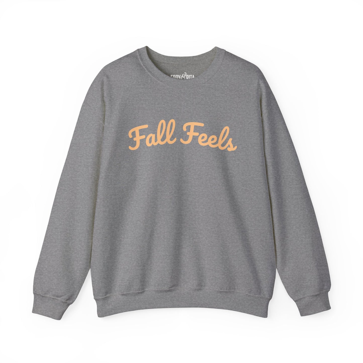 Eddy and Rita Women's Heavy Sweatshirt - "Fall Feels" Cozy Autumn Pullover