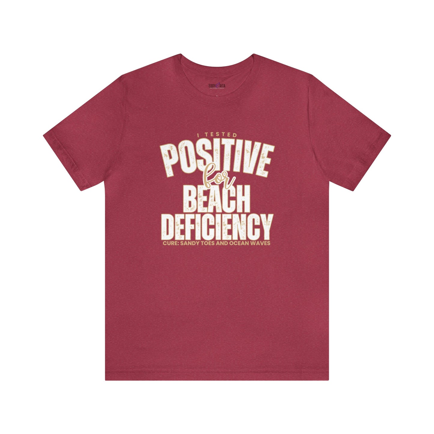 Women's "Beach Deficiency" Bella Canvas T-Shirt - Eddy and Rita