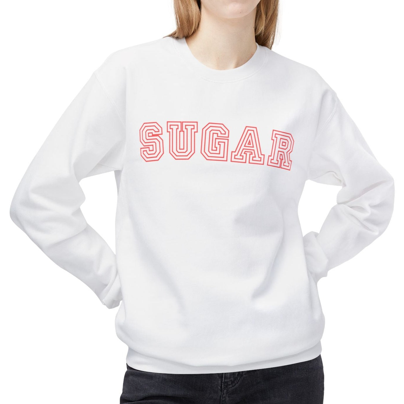 Women's Midweight Sweatshirt - "Sugar" Graphic Pullover