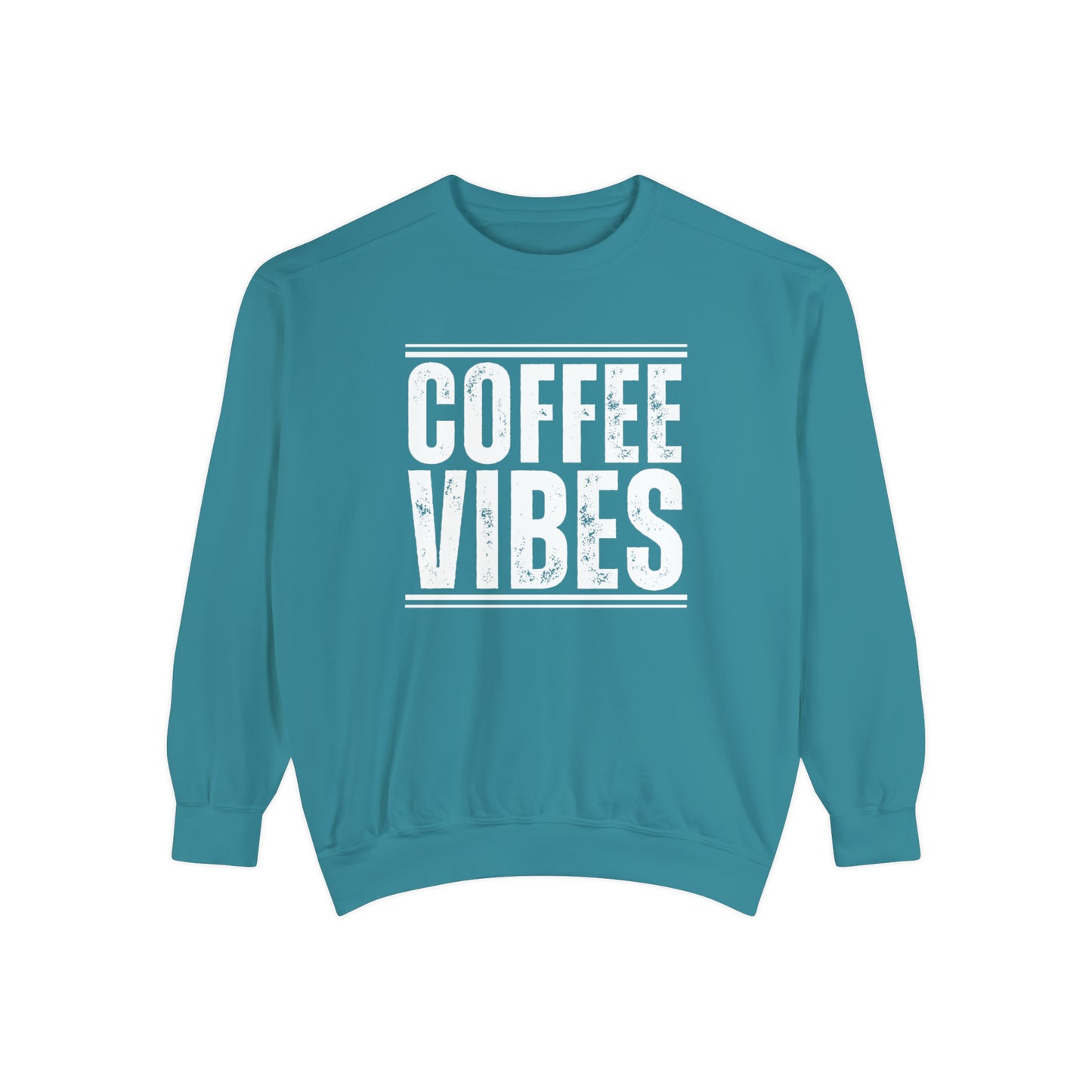 Coffee Vibes Women's Comfort Colors Sweatshirt - Cozy and Stylish - Eddy and Rita