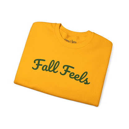 Eddy and Rita Women's Heavy Sweatshirt - "Fall Feels" Cozy Autumn Pullover