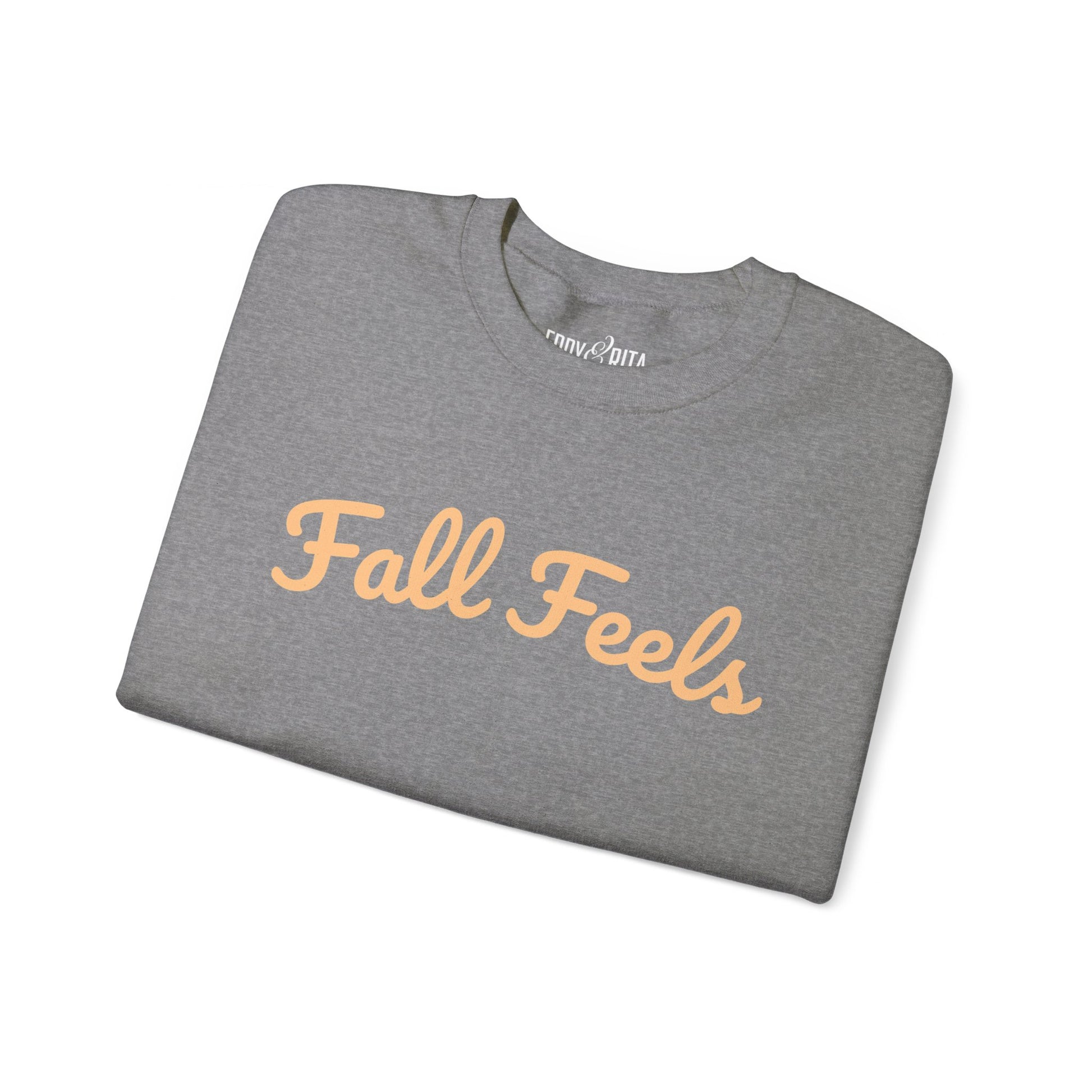 Eddy and Rita Women's Heavy Sweatshirt - "Fall Feels" Cozy Autumn Pullover