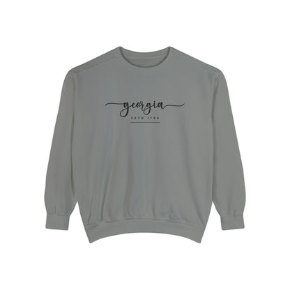 Comfort Colors Women's Sweatshirt - Georgia Pride Pullover - Eddy and Rita