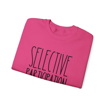 Selective Participation Women's Sweatshirt: Cozy Comfort with Individual Style - Eddy and Rita