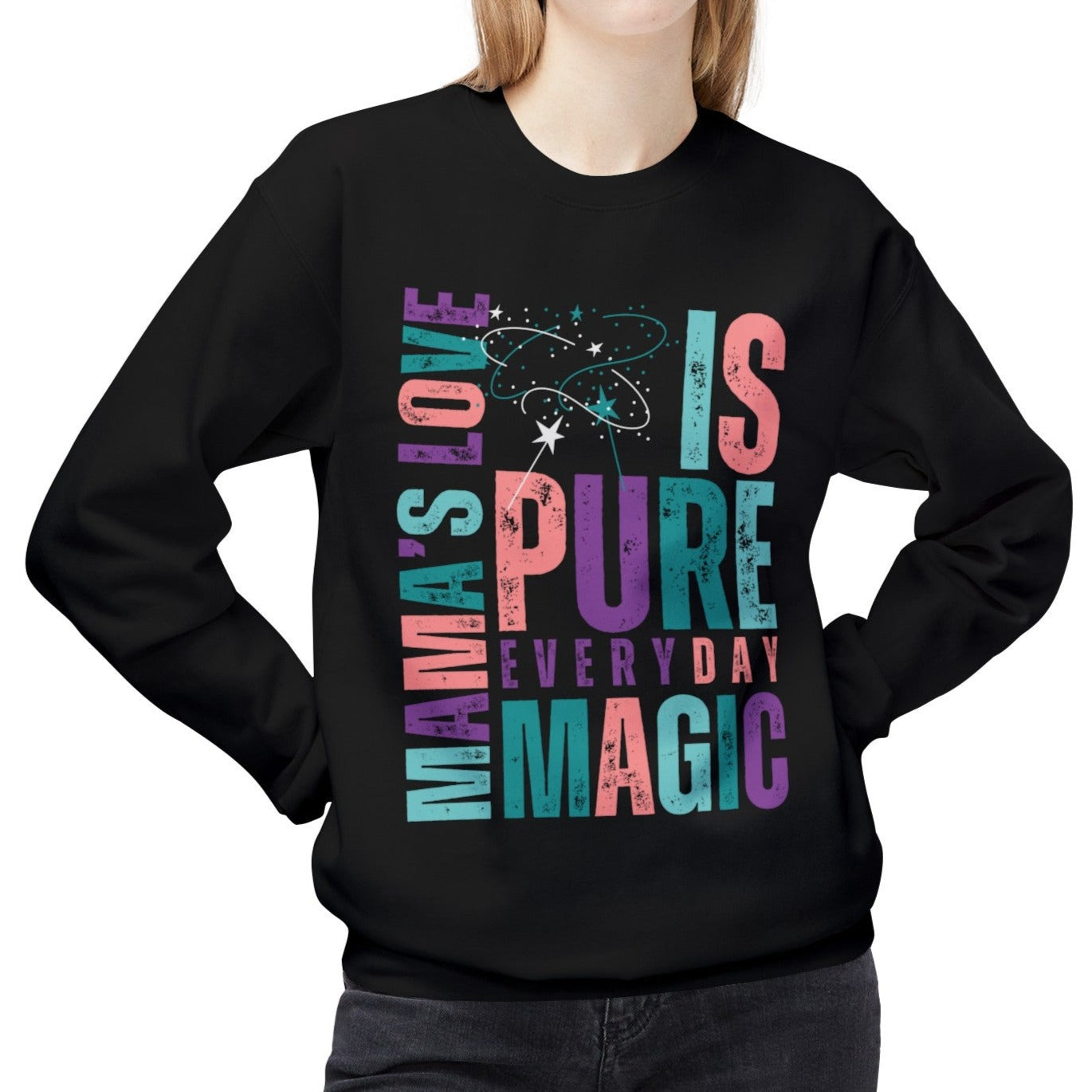 Everyday Magic Momma's Love Midweight Fleece Sweatshirt - Eddy and Rita