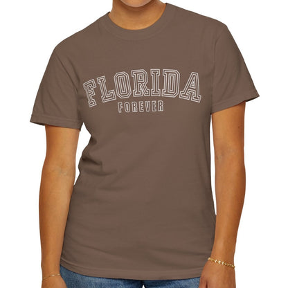Eddy and Rita Women's Comfort Colors T-Shirt - "Florida Forever" Graphic Tee for Florida Lovers