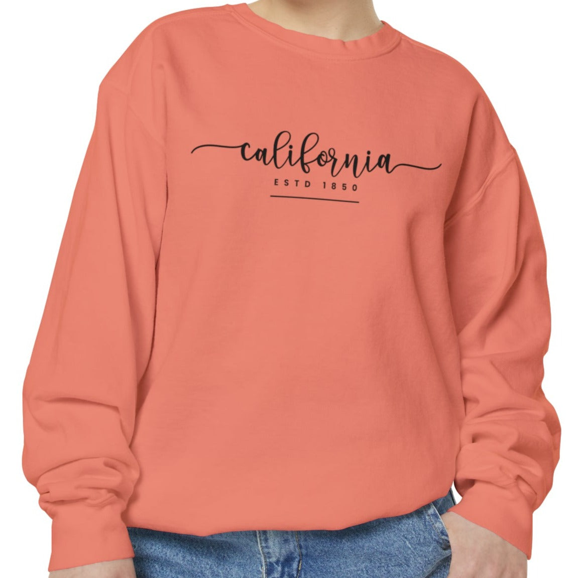 California Dreaming - Women's Comfort Colors Sweatshirt - West Coast Vibes- Eddy and Rita