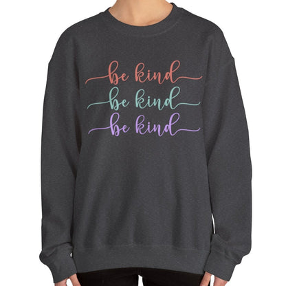 Be Kind: Women's Comfort Sweatshirt for Positive Vibes and Stylish Warmth - Eddy and Rita