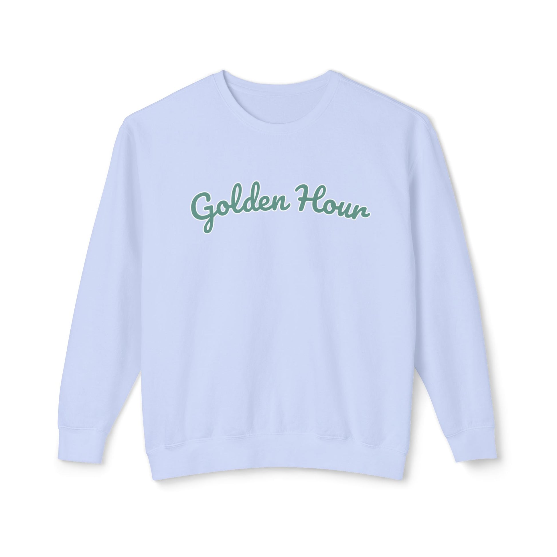 Women's Comfort Colors Lightweight Sweatshirt – "Golden Hour" Soft and Stylish Graphic Sweatshirt