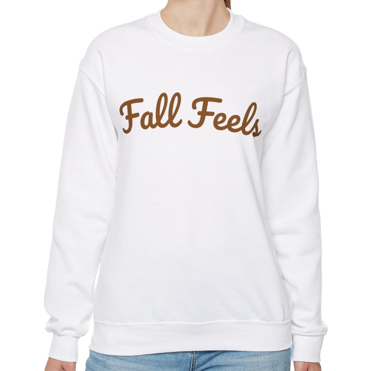 Eddy and Rita Women's Heavy Sweatshirt - "Fall Feels" Cozy Autumn Pullover