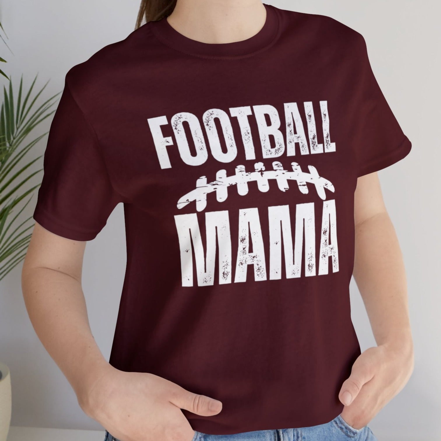 Football Mama Women's Bella Canvas T-shirt - Eddy and Rita