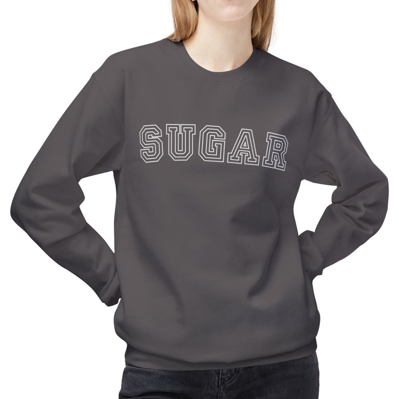 Women's Midweight Sweatshirt - "Sugar" Graphic Pullover