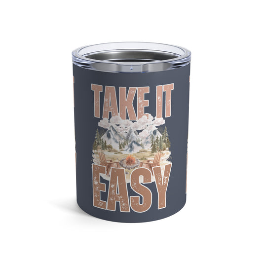 Take It Easy Stainless Steel 10-Ounce Tumbler - Eddy and Rita