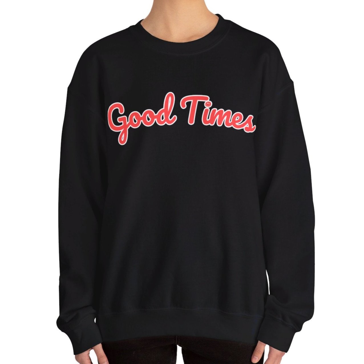 Women's Heavy Blend Sweatshirt – "Good Times" Cozy and Stylish Graphic Sweatshirt