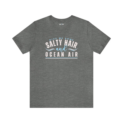 Salty Hair and Ocean Air Women's Bella Canvas T-Shirt - Eddy and Rita