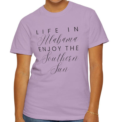 Life in Alabama Women's Comfort Colors T-Shirt - Eddy and Rita